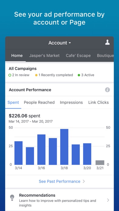 what is facebook ads manager app